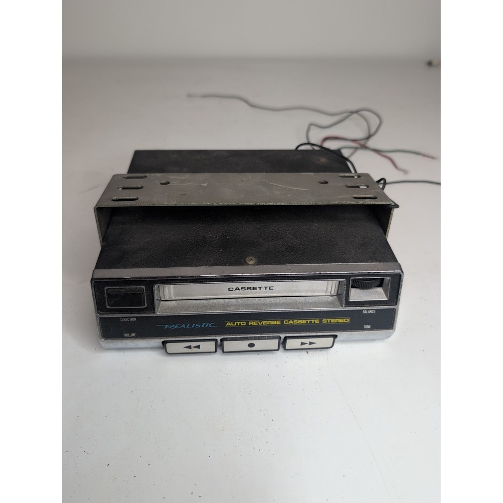 Realistic 12-1813 Car Automotive Stereo Cassette Tape Player - UNTESTED